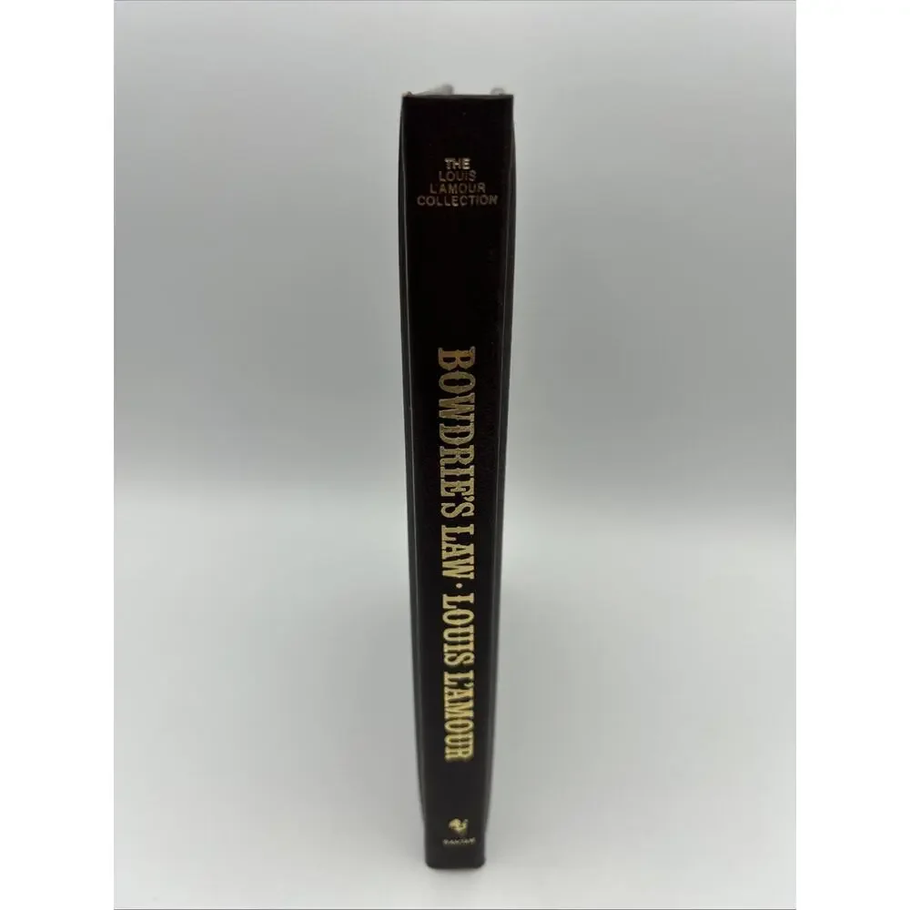BOWDRIE'S LAW • Louis L'Amour • Leatherette Collection Bantam Books Like New